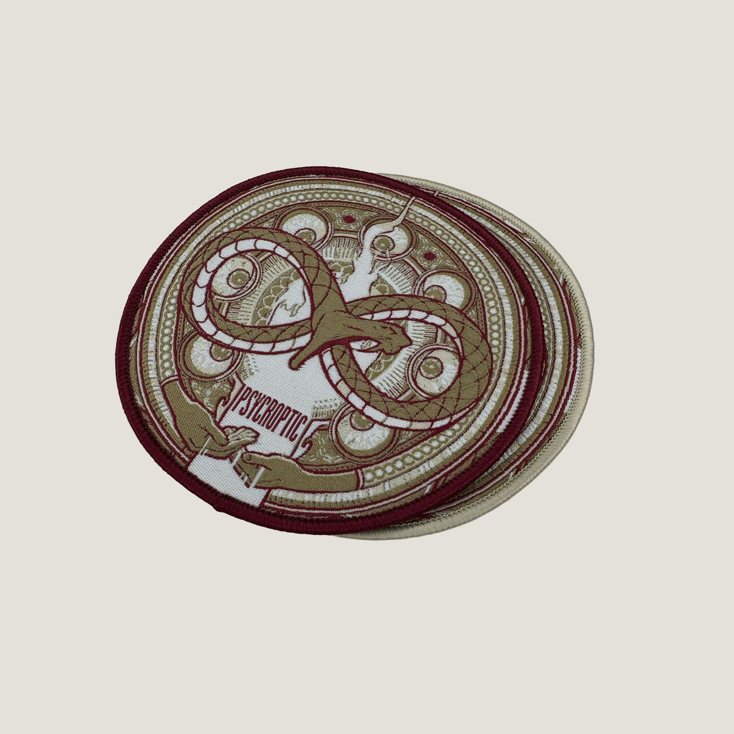 Temporal Dimensions Patches Psycroptic Psycroptic Metal Woven Patches