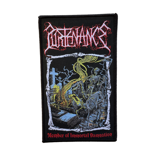 Temporal Dimensions Patches Purtenance Member of Immortal Damnation Black Border Woven Patch