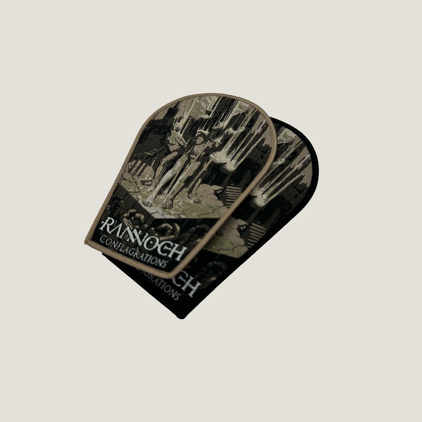 Temporal Dimensions Patches Rannoch Conflagrations Metal Woven Patches