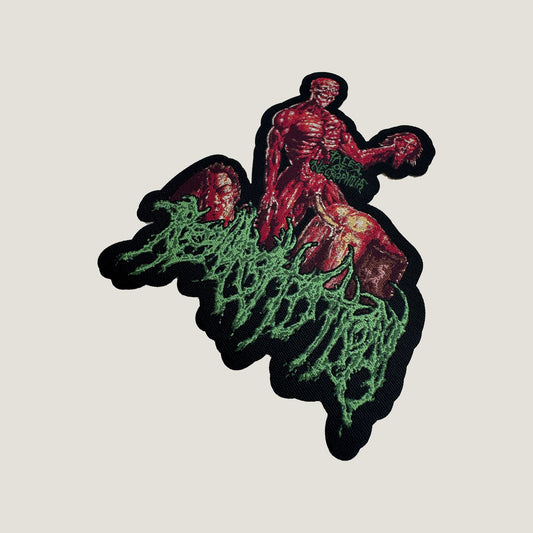 Temporal Dimensions Patches Regurgitation Tales of Necrophilia Laser Cut Metal Woven Patch