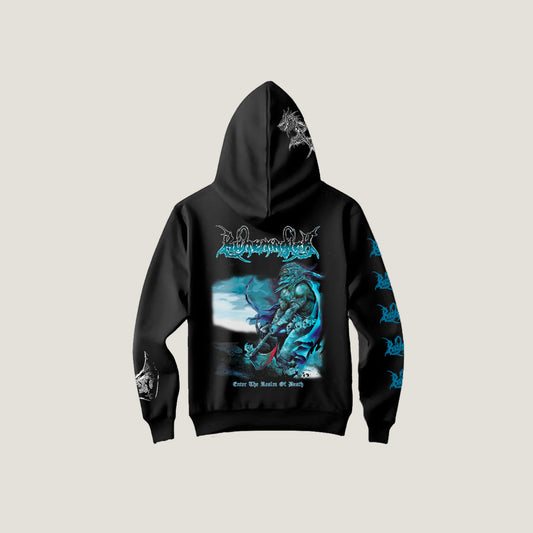 Temporal Dimensions Patches Runemagick Enter the Realm of Death Pullover Hoodie Front