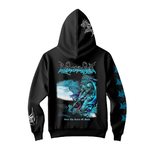 Temporal Dimensions Patches Runemagick Enter the Realm of Death Pullover Hoodie Back