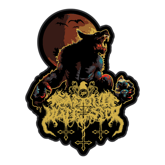 Temporal Dimensions Patches Satanic Warmaster Aamongandr Black Border Woven Backpatch