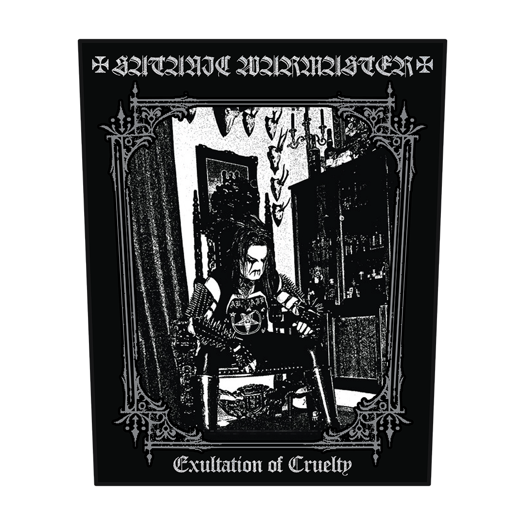 Temporal Dimensions Patches Satanic Warmaster Exultation of Cruelty Black Border Woven Backpatch