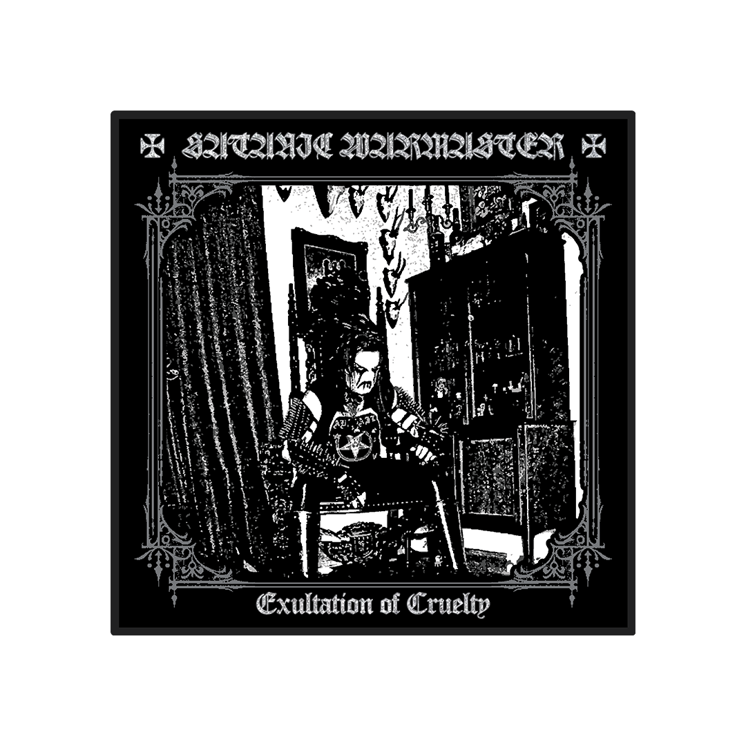 Temporal Dimensions Patches Satanic Warmaster Exultation of Cruelty Black Border Woven Patch