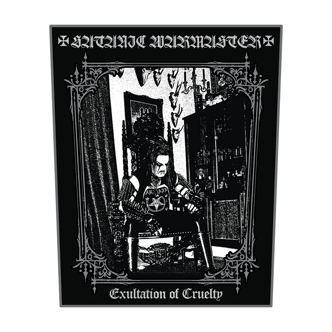 Temporal Dimensions Patches Satanic Warmaster Exultation of Cruelty Gray Border Woven Backpatch