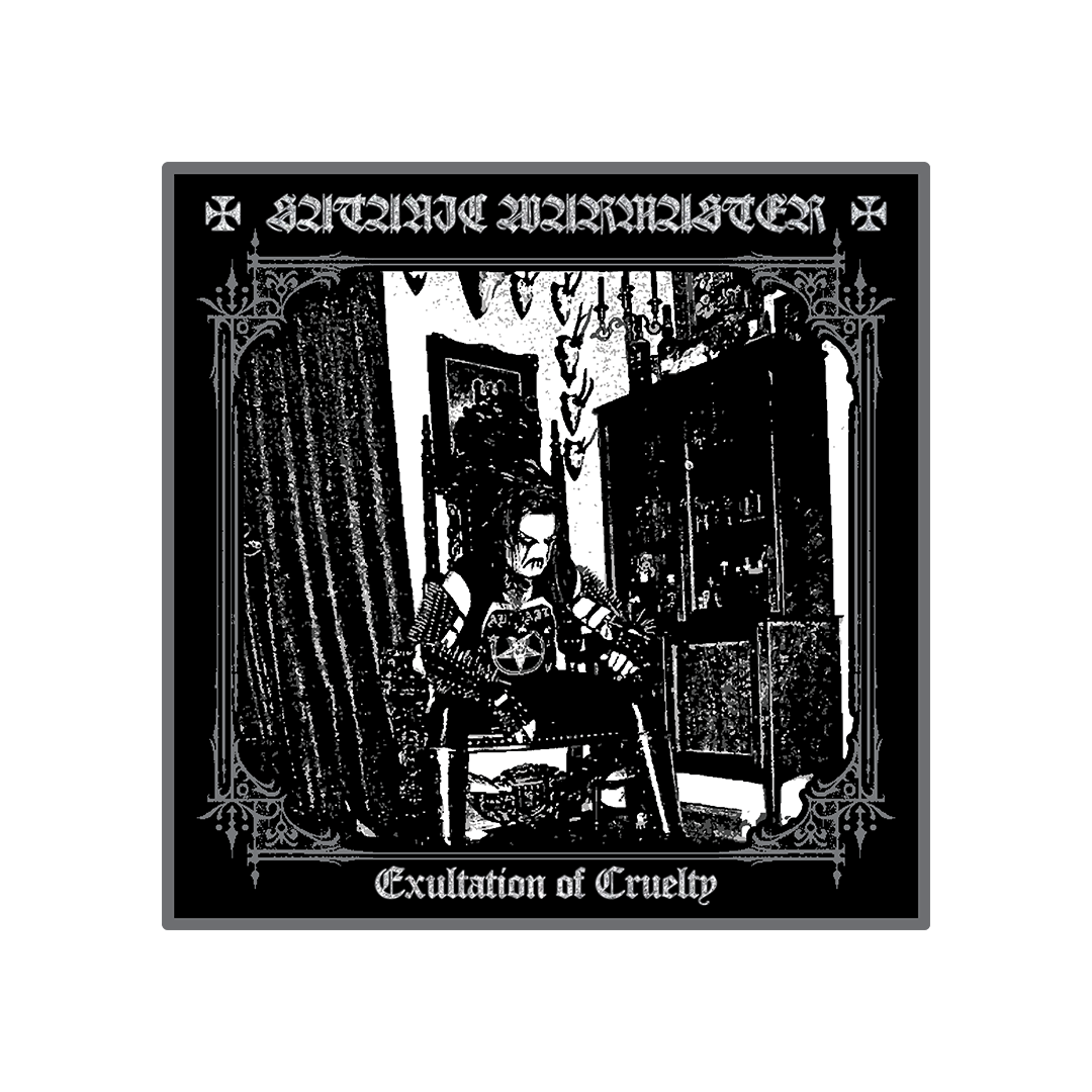 Temporal Dimensions Patches Satanic Warmaster Exultation of Cruelty Gray Border Woven Patch
