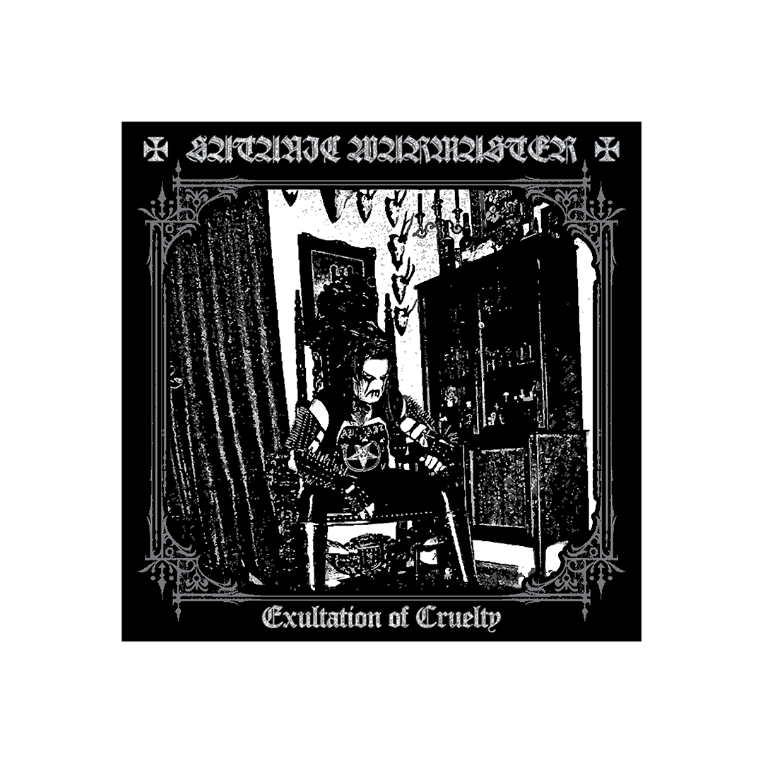 Temporal Dimensions Patches Satanic Warmaster Exultation of Cruelty White Border Woven Patch