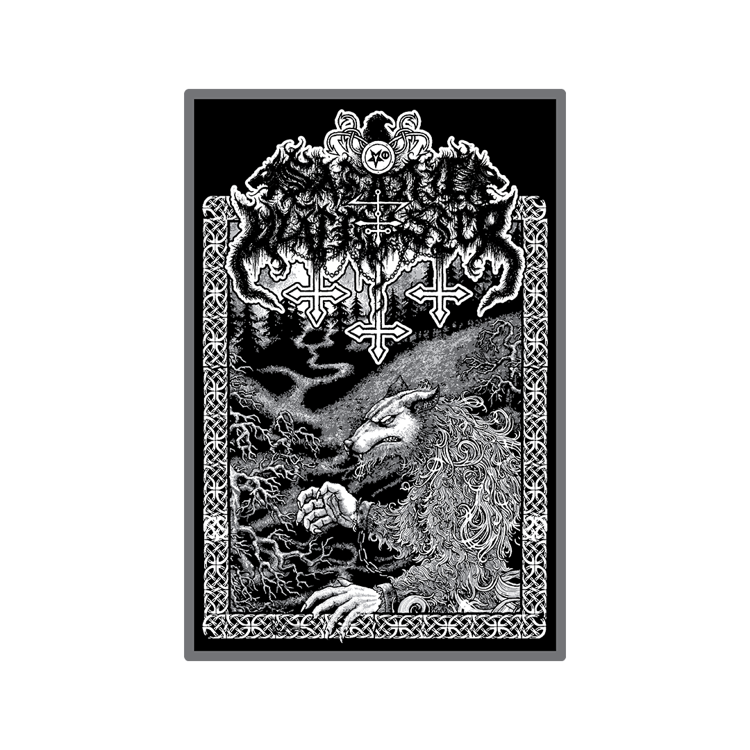 Temporal Dimensions Patches Satanic Warmaster Nachzehrer Gray Border Woven Patch