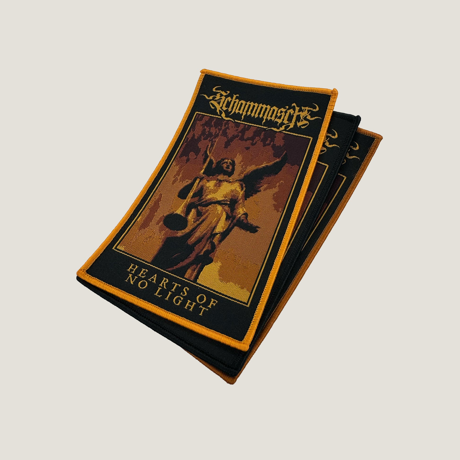 Temporal Dimensions Patches Schammasch Hearts of no Light Metal Woven Patches