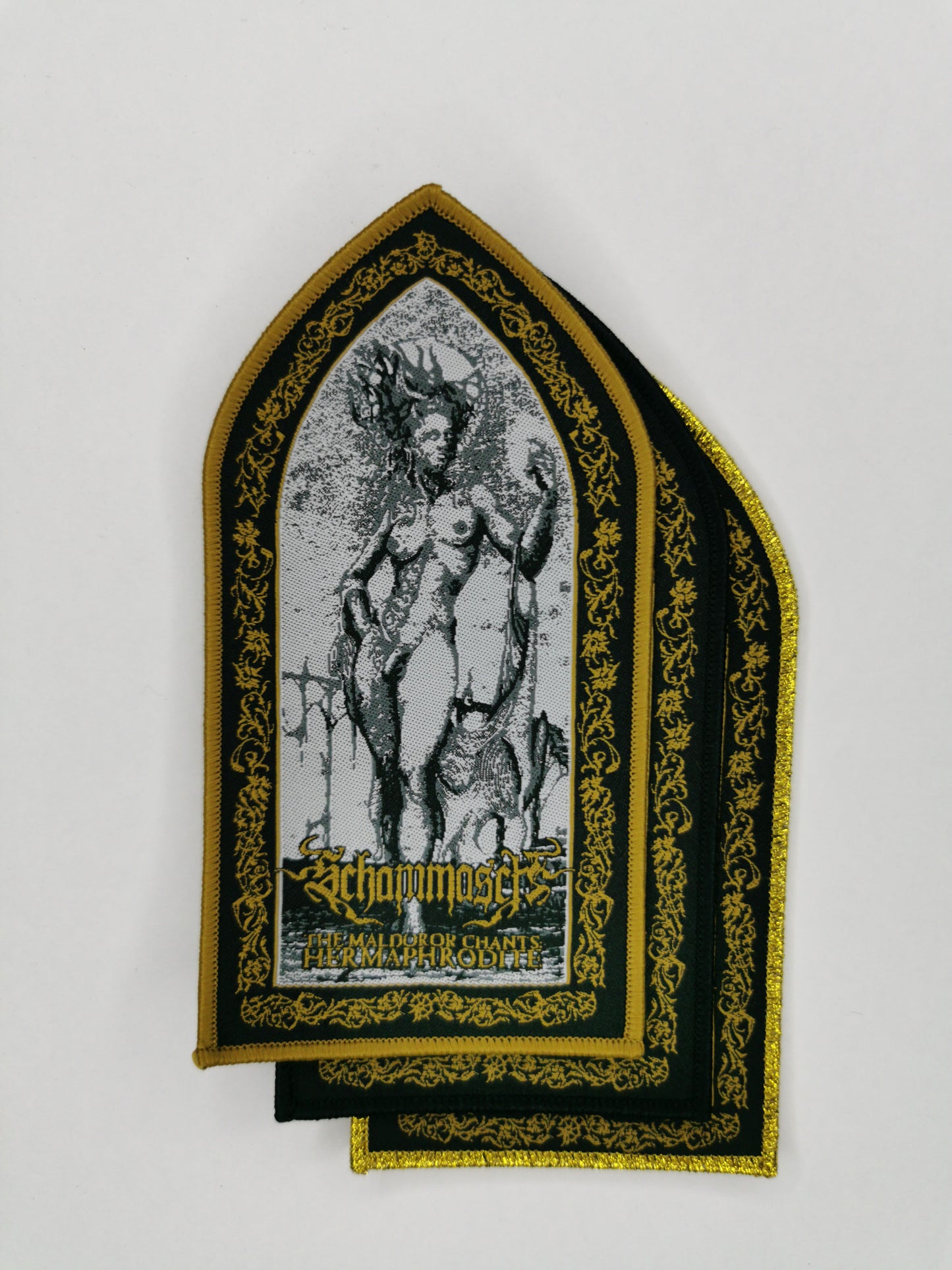 Temporal Dimensions Patches Schammasch The Maldoror Chants Hermaphrodite Woven Patches