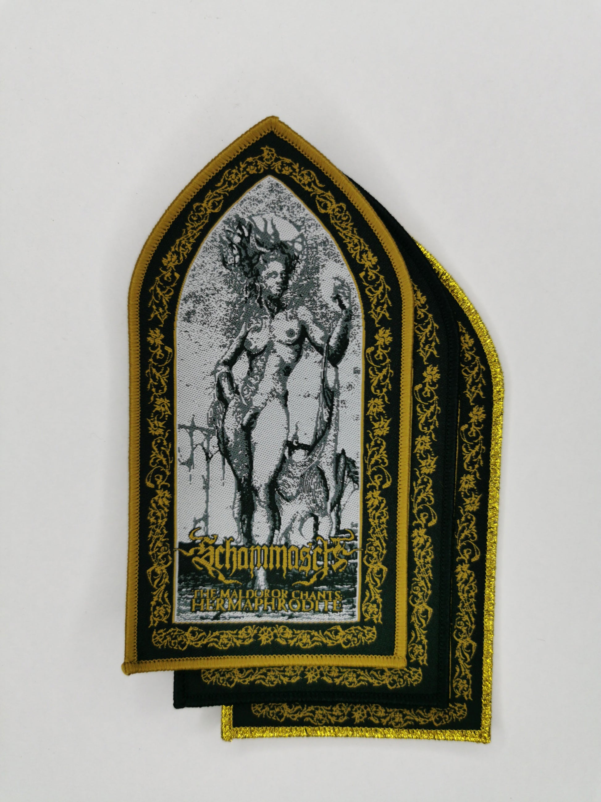 Temporal Dimensions Patches Schammasch The Maldoror Chants Hermaphrodite Woven Patches