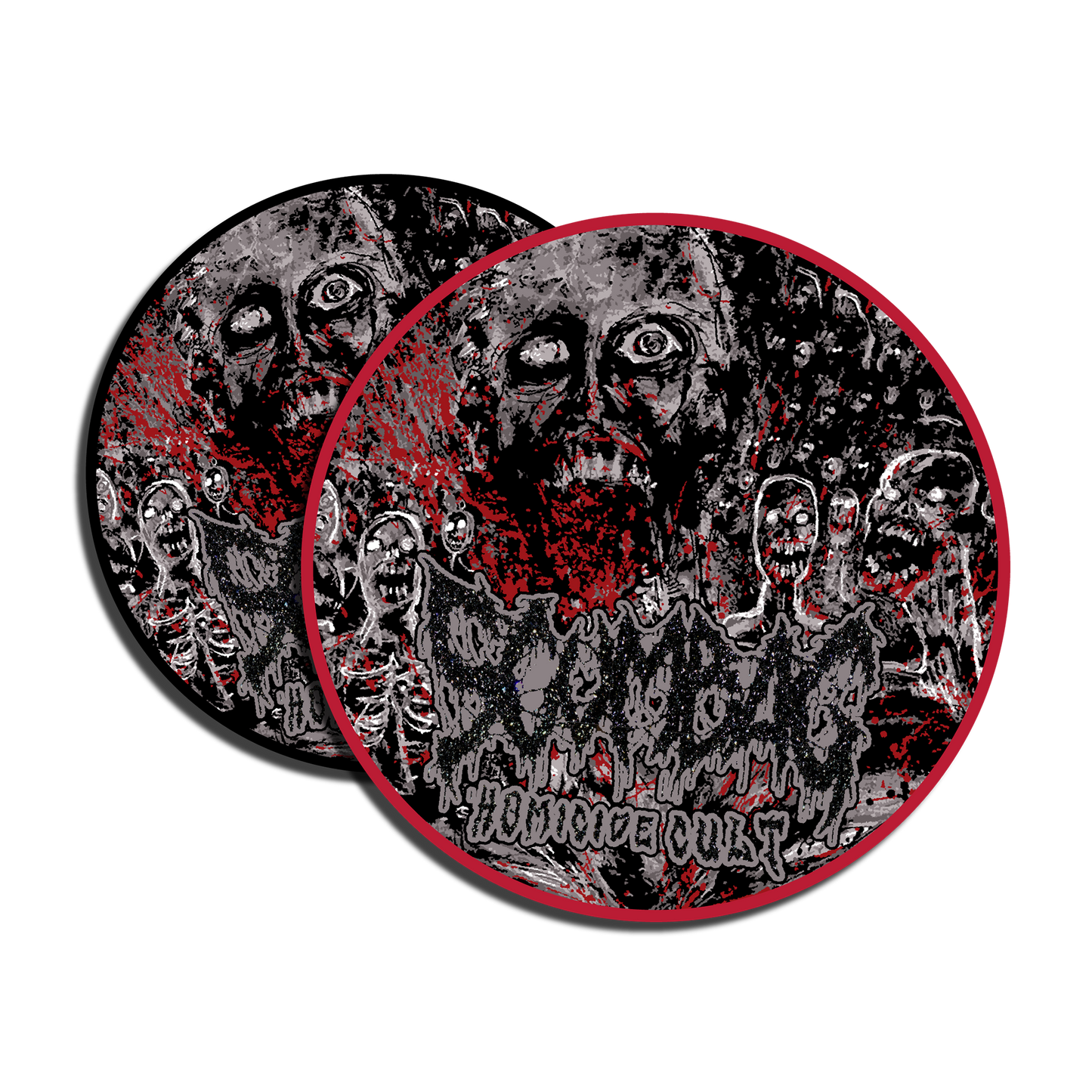 Temporal Dimensions Patches Scumbag Homicide Cult Woven Metal Patches