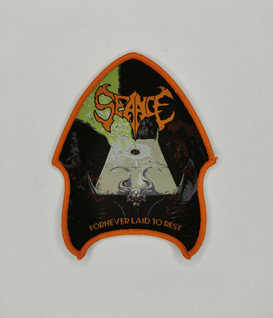 Temporal Dimensions Patches Seance Fornever Laid to Rest Orange Border Woven Patch