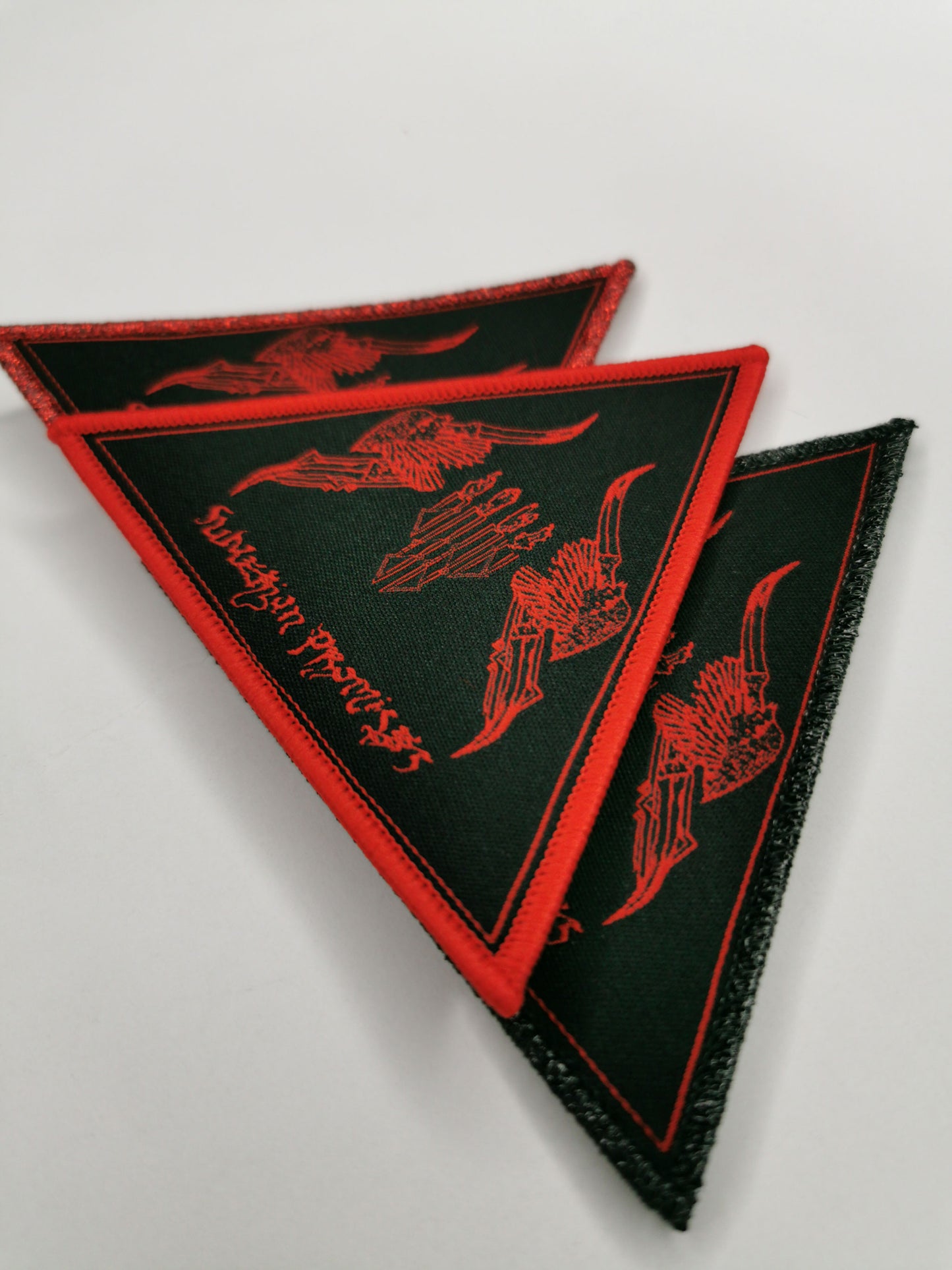 Temporal Dimensions Patches Sijjin Sumerian Promises Metal Woven Patches