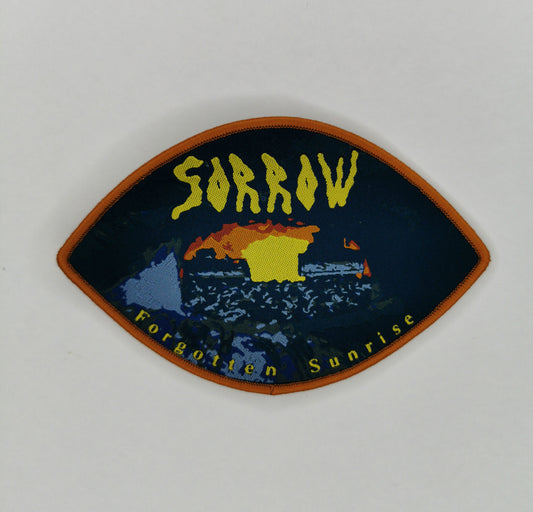 Temporal Dimensions Patches Sorrow Forgotten Sunrise Orange Border Woven Patch