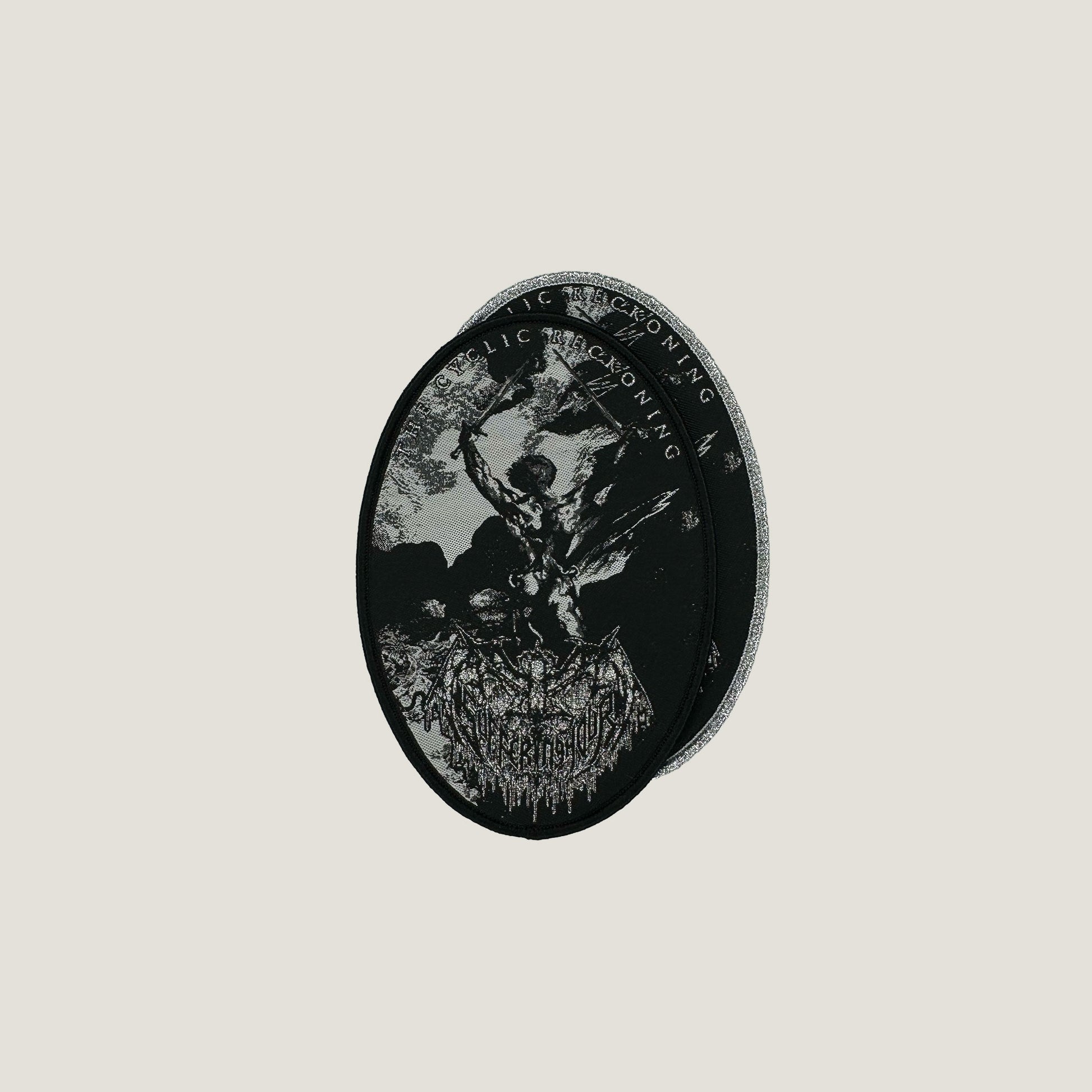 Temporal Dimensions Patches Suffering Hour The Cyclic Reckoning Woven Patches