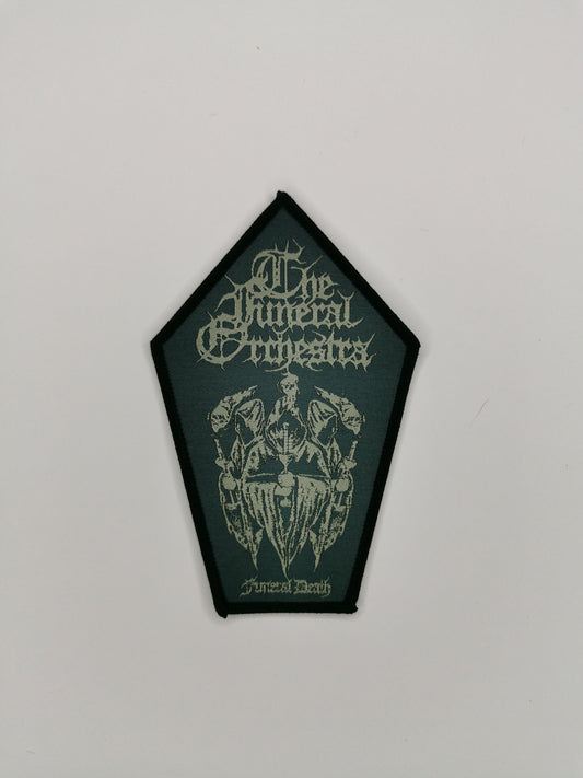 Temporal Dimensions Patches The Funeral Orchestra Funeral Death Black Border Woven Patch