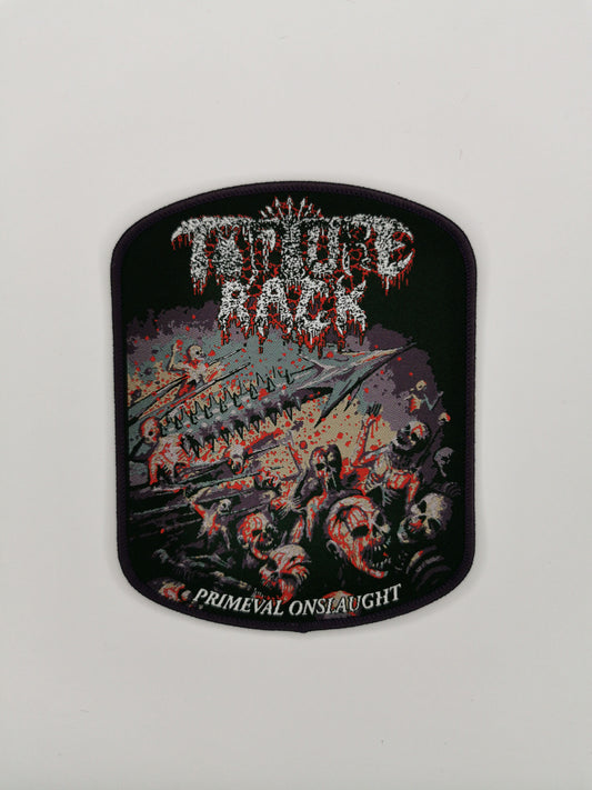 Temporal Dimensions Patches Torture Rack Primeval Onslaught Purple Border Woven Patch
