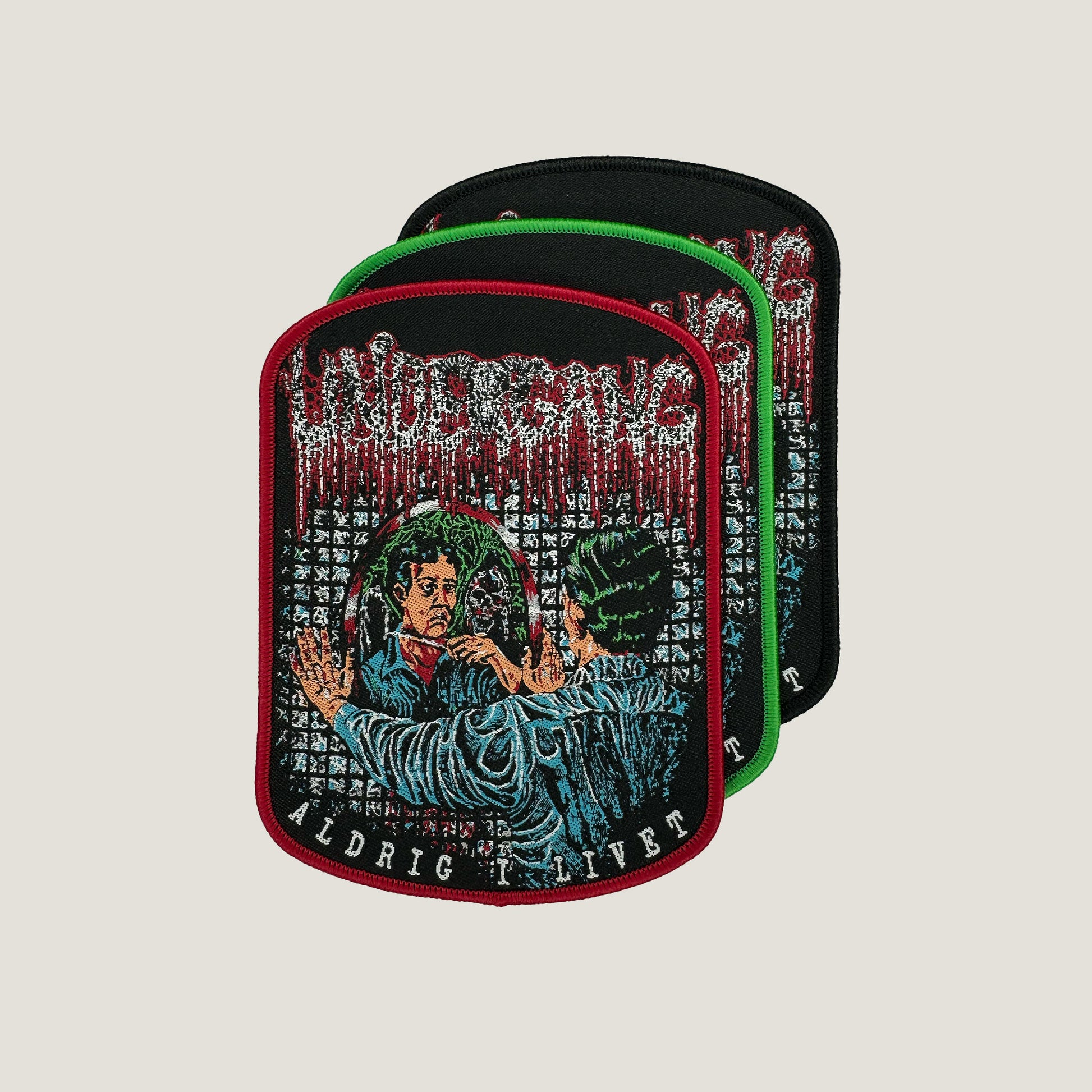 Temporal Dimensions Patches Undergang Aldrig i Livet Woven Patches