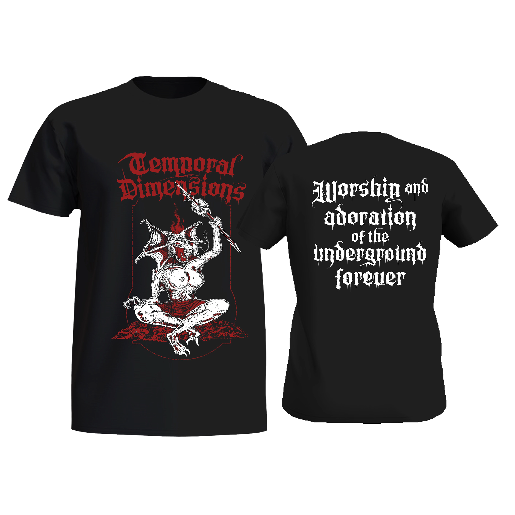 TDP: Underground Forever - T-Shirt – Temporal Dimensions Patches