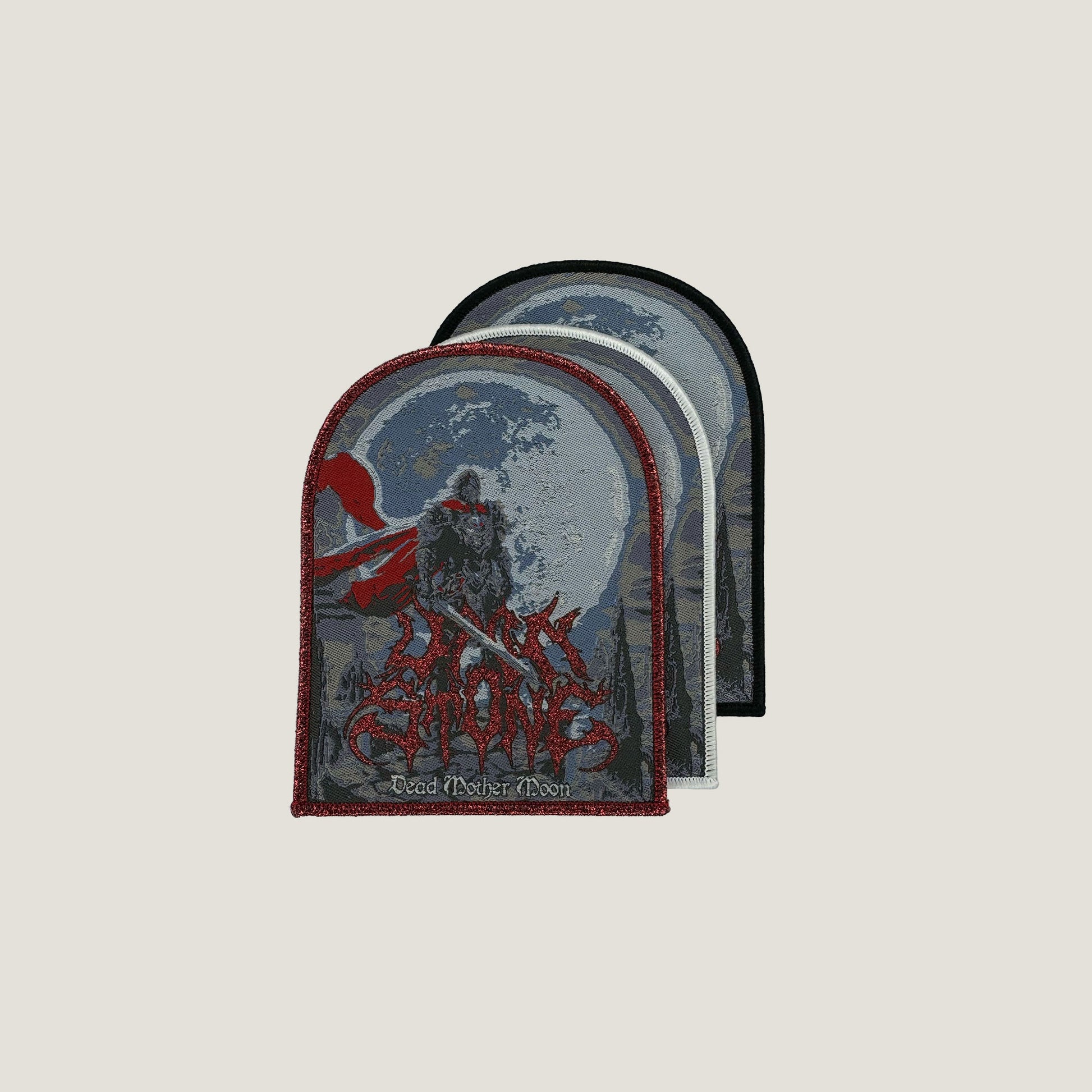 Temporal Dimensions Patches Upon Stone Death Mother Moon Woven Patches