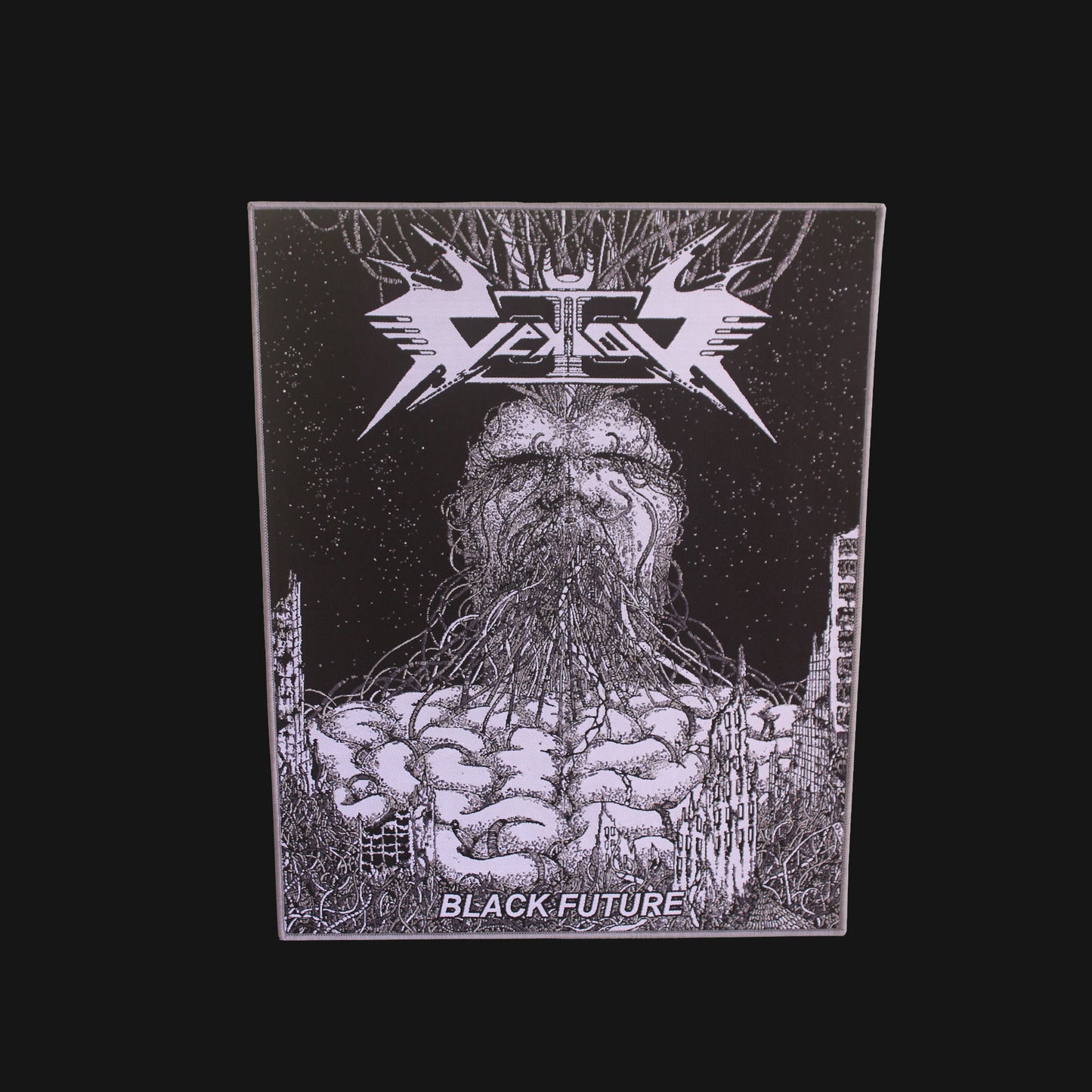 Temporal Dimensions Patches Vektor Black Future Gray Border Woven Backpatch