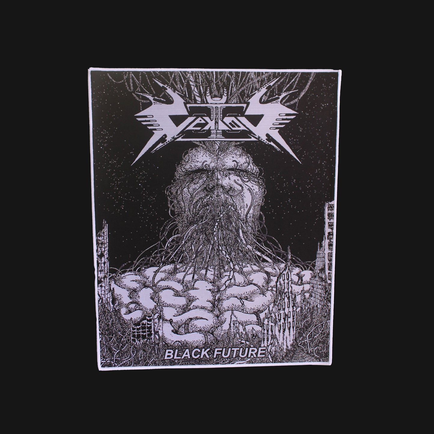 Temporal Dimensions Patches Vektor Black Future White Border Woven Backpatch