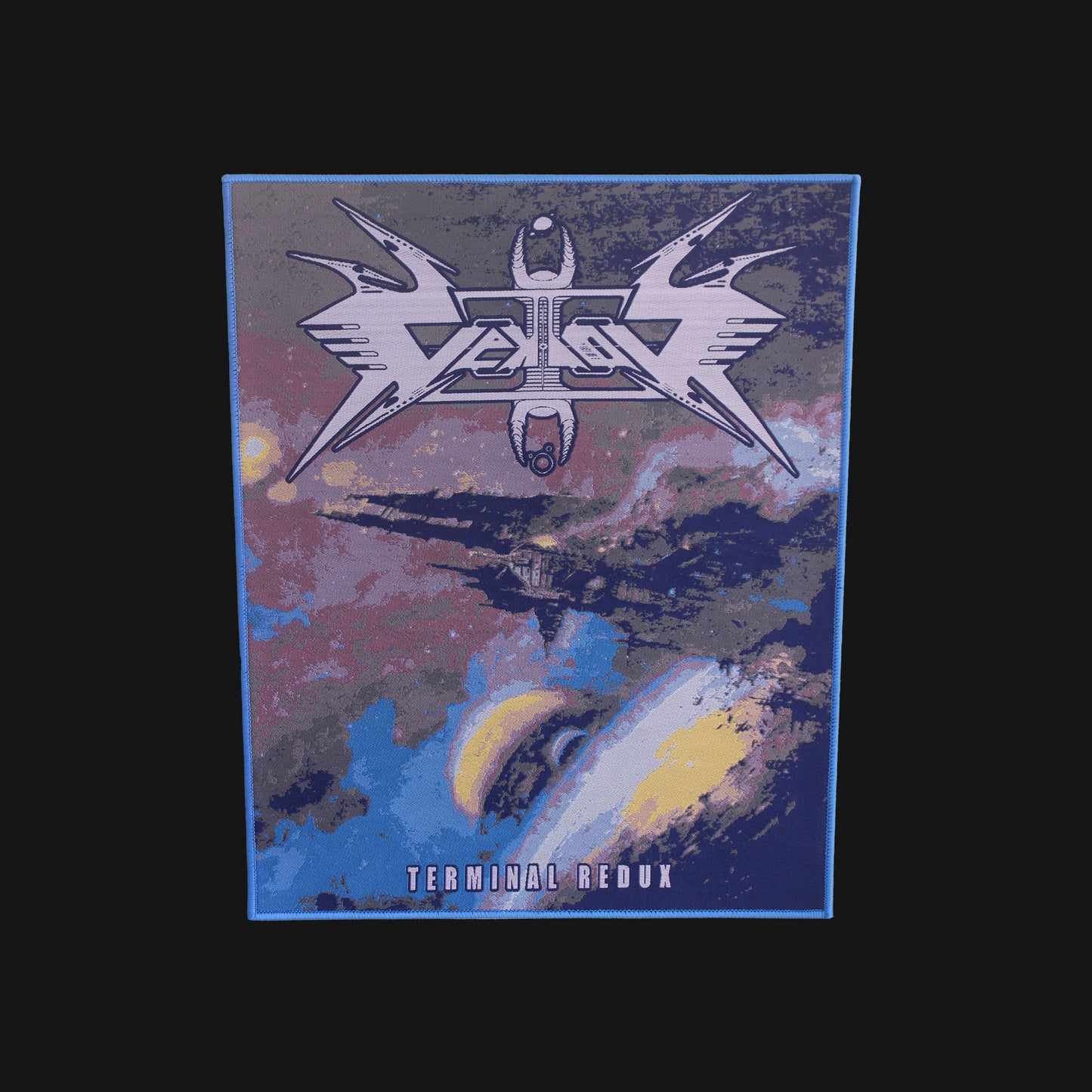 Temporal Dimensions Patches Vektor Terminal Redux Purple Border Woven Backpatch