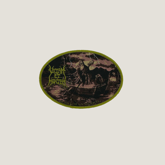 Temporal Dimensions Patches Vitam Et Mortem El Rio de la Muerte Green Border Woven Patch