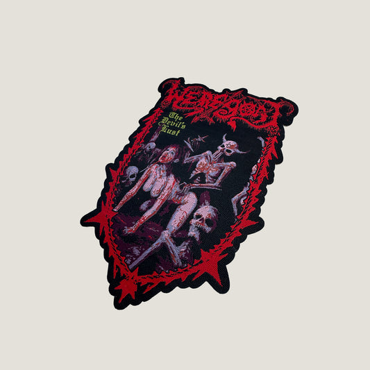 Temporal Dimensions Patches Weregoat The Devils Lust Laser Cut Metal Woven Patch