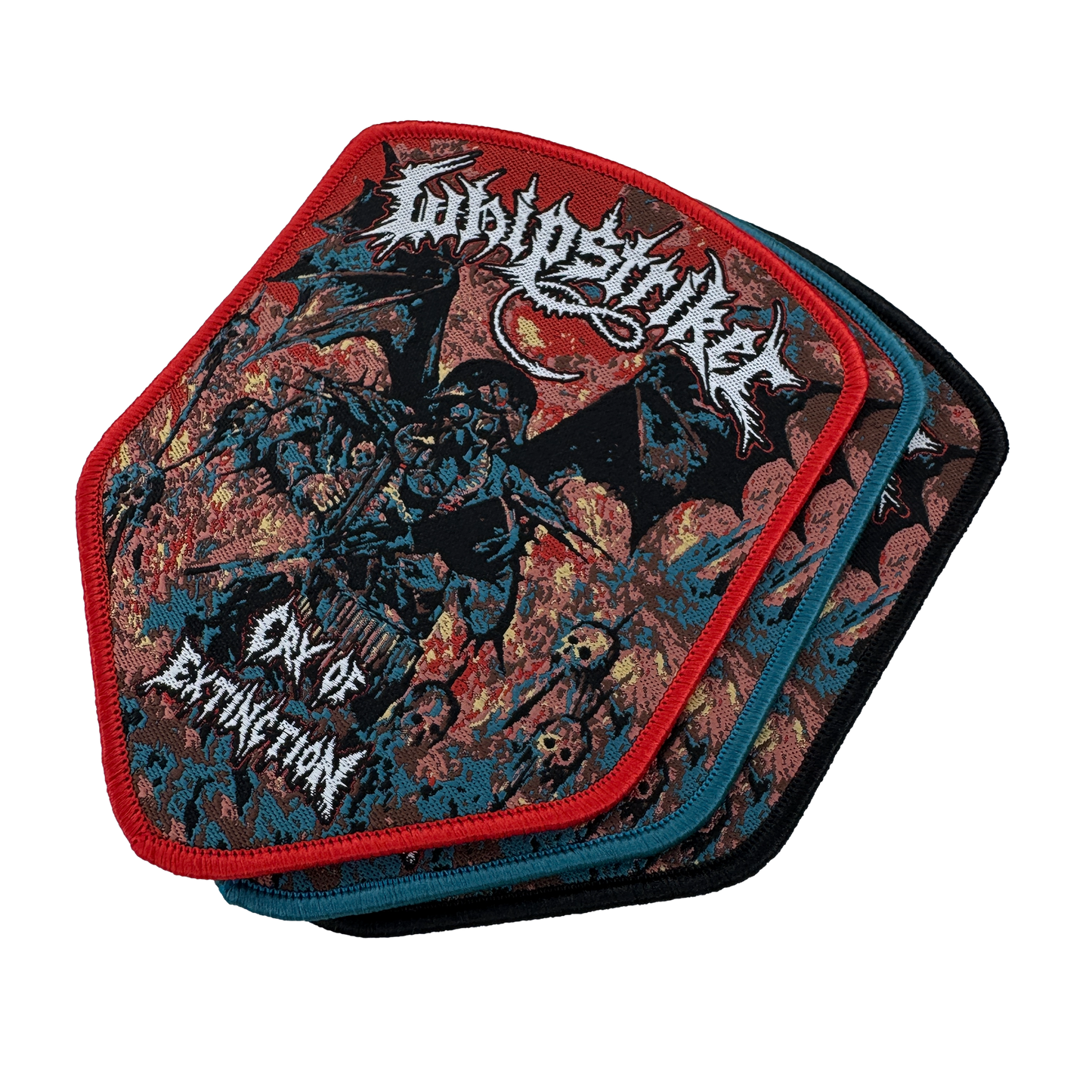 Temporal Dimensions Patches Whipstriker Cry of Extinction Metal Woven Patches