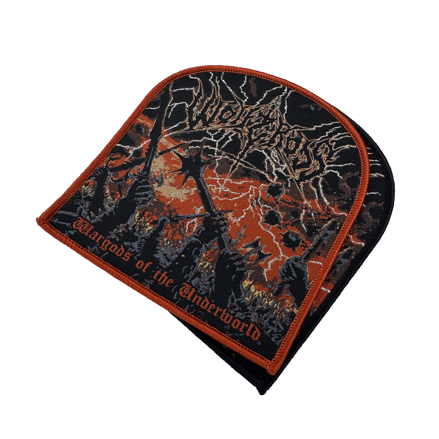Temporal Dimensions Patches Wolfcross Wargods of the Underworld Metal Woven Patches