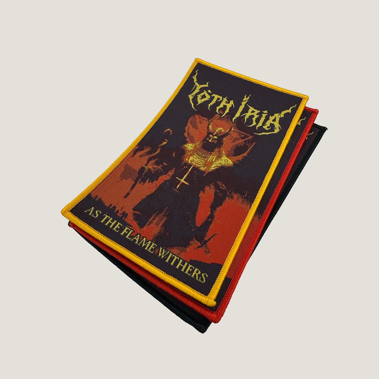 Temporal Dimensions Patches Yoth Iria As The Flame Withers Metal Woven Patches