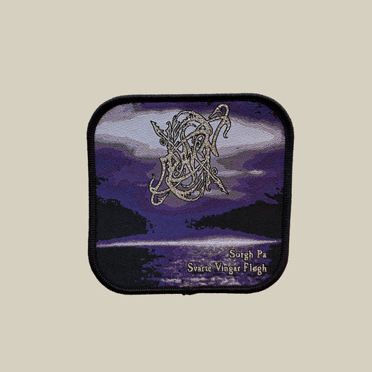 Temporal Dimensions Patches sorgh pa svarte vingar flogh Black Border Woven Patch