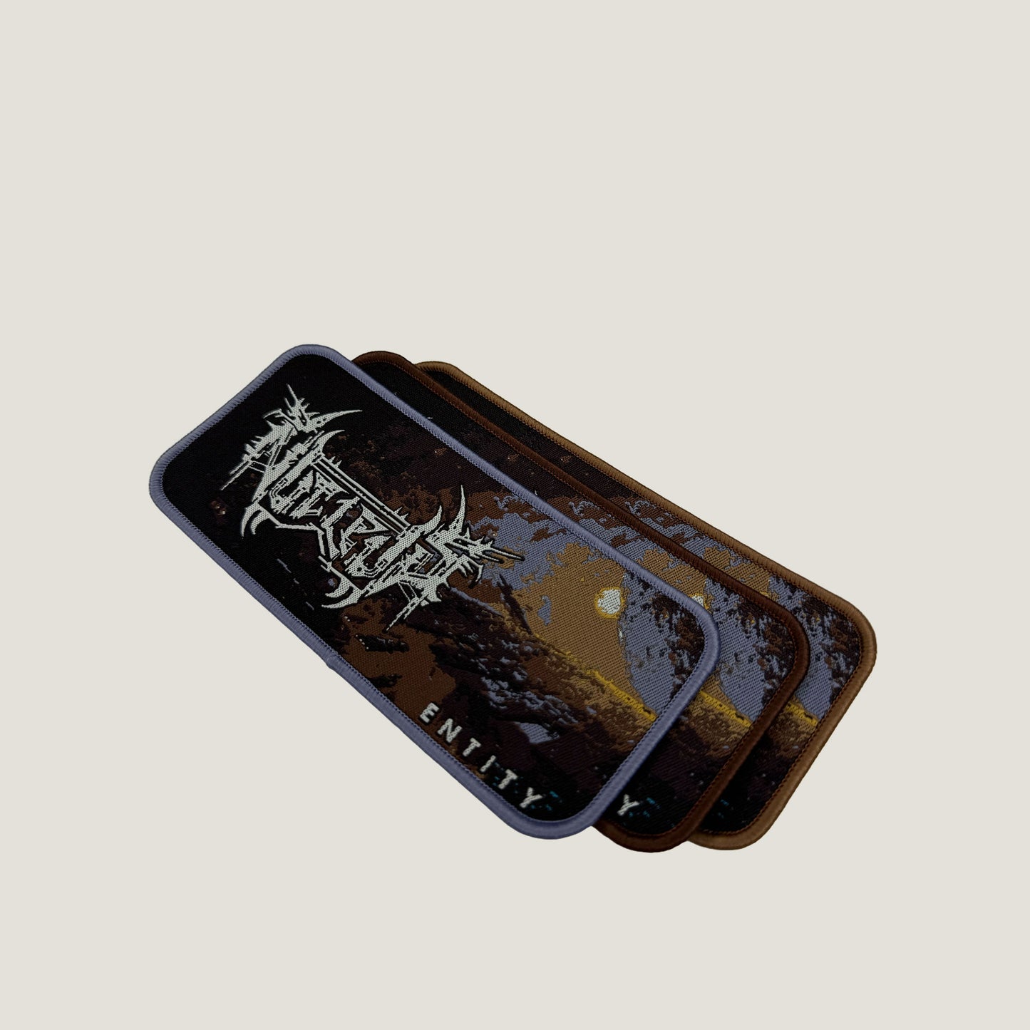 Temporal Dimensions Patches Nucleus Entity Metal Woven Patches
