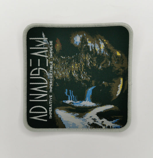 Gray Border Metal Band Woven Patch for jackets Imperative Imperceptible Impulsive Technical Avant-garde Death Metal