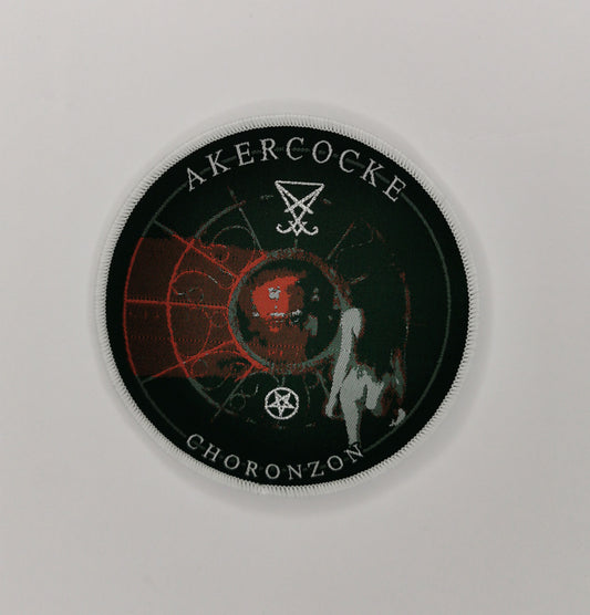 TDP Akercocke Choronzon White Border Woven Patch
