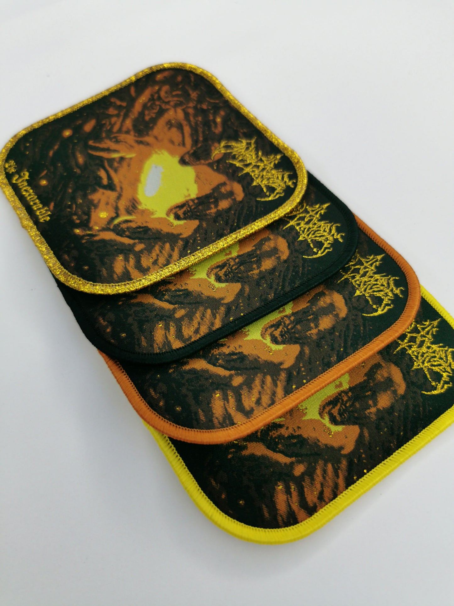 TDP AngelCorpse The Inexorable Metal Woven Patches