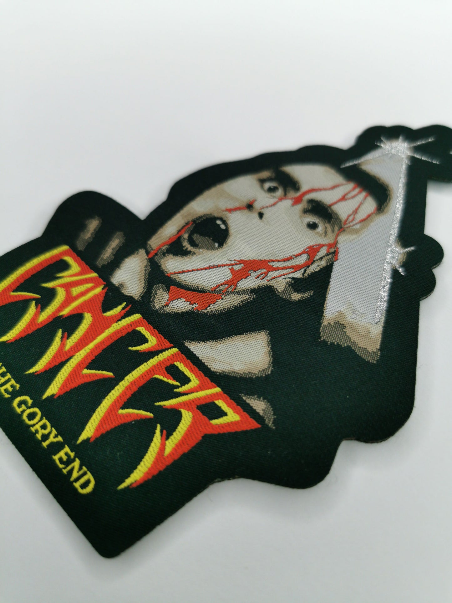 Cancer To The Gory End Laser Cut Patch Death Thrash Metal Battle Vest Patches