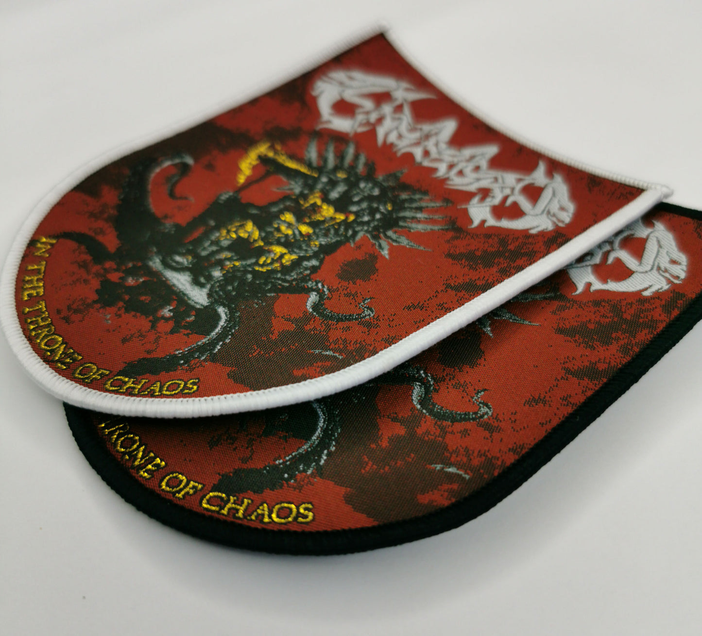 TDP Engendro In The Throne of Chaos Metal Woven Patches