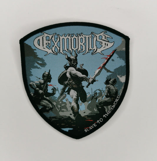 Exmortus Slave to the Sword Black Border Woven Patch American Thrash Metal