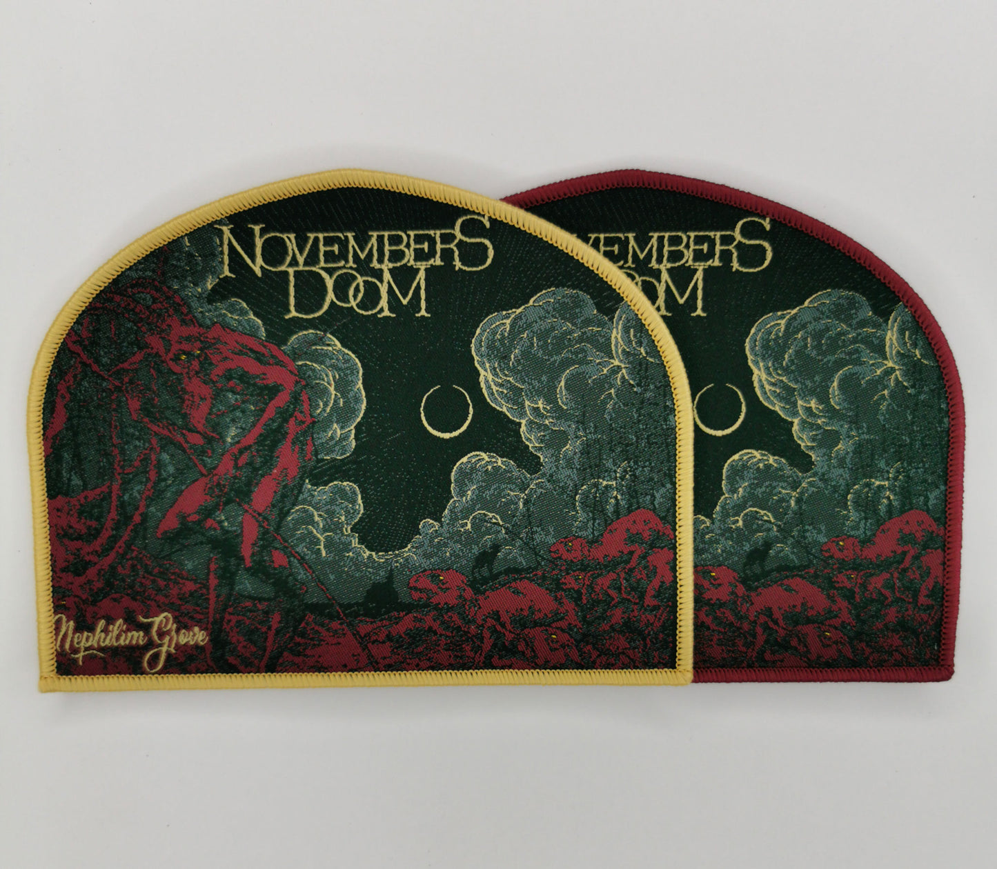 TDP Novembers Doom Nephilim Grove Metal Woven Patches