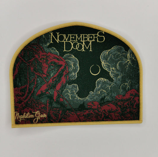 TDP Novembers Doom Nephilim Grove Yellow Border Woven Patch