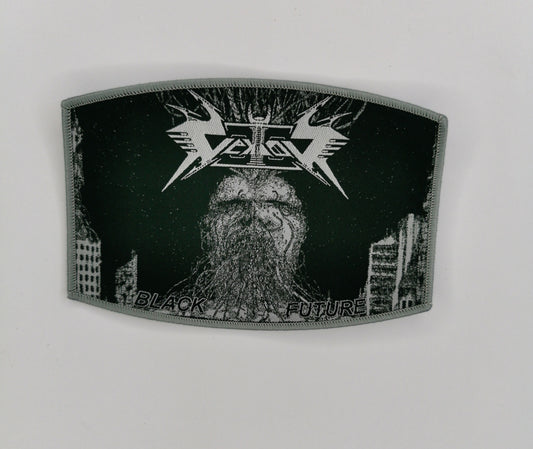 TDP Vektor Black Future Gray Border Woven Patch
