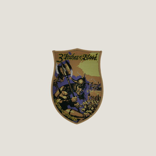 Temporal Dimensions Patches 3 Inches Of Blood Advance And Vanquish Yellow Border Woven Patch