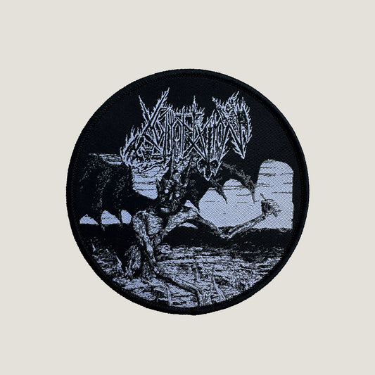 Temporal Dimensions Patches Abhorration Demonolatry Black Border Woven Patch