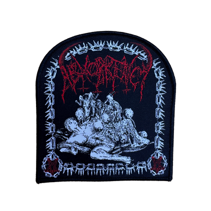 Temporal Dimensions Patches Abhorrency Climax of Disgusting Impurities Black Border Woven Patch