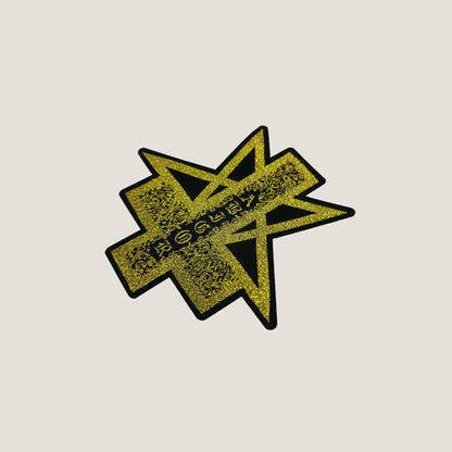 Temporal Dimensions Patches Abigor Band Logo Golden Laser Cut Patches
