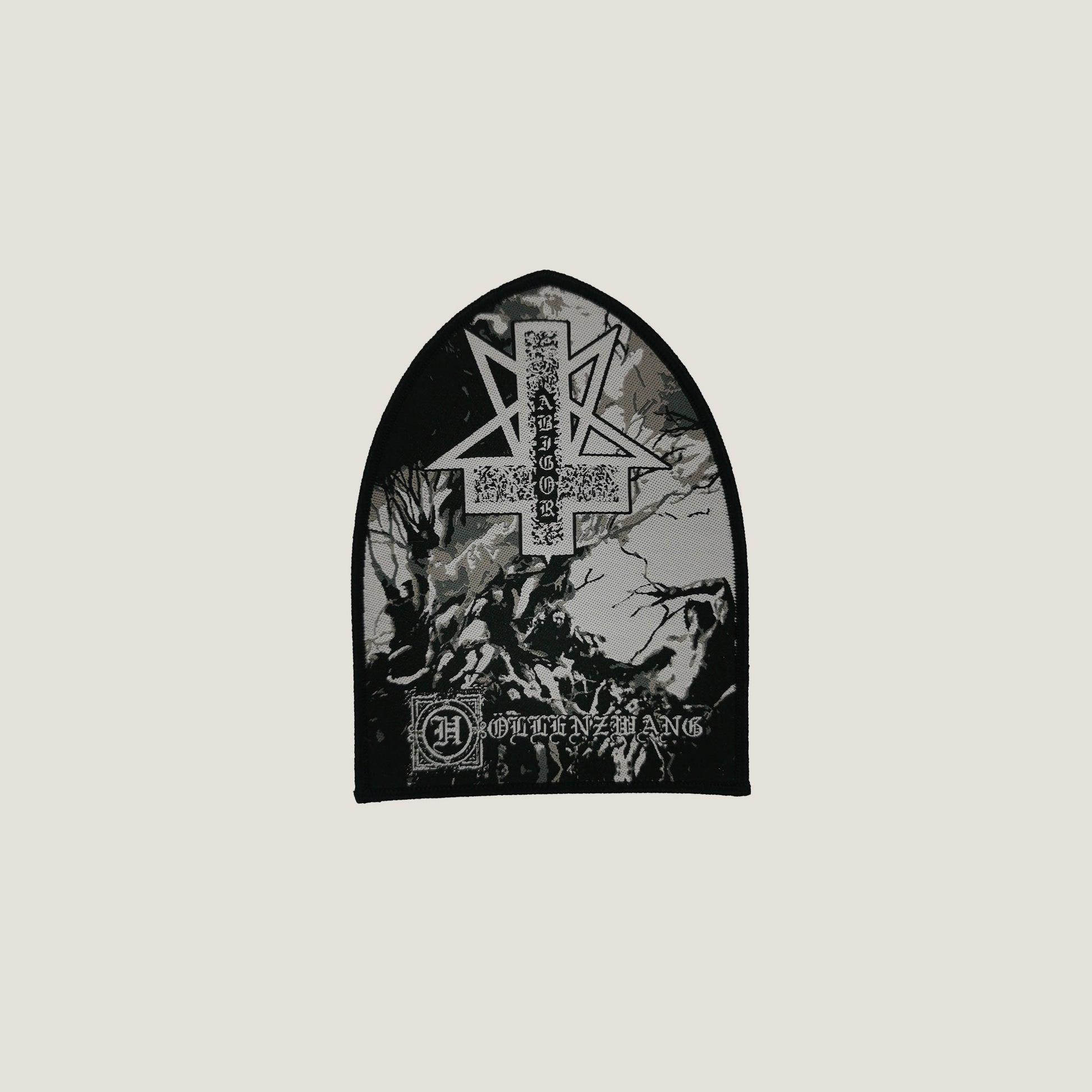 Temporal Dimensions Patches Abigor Höllenzwang Black Border Woven Patch